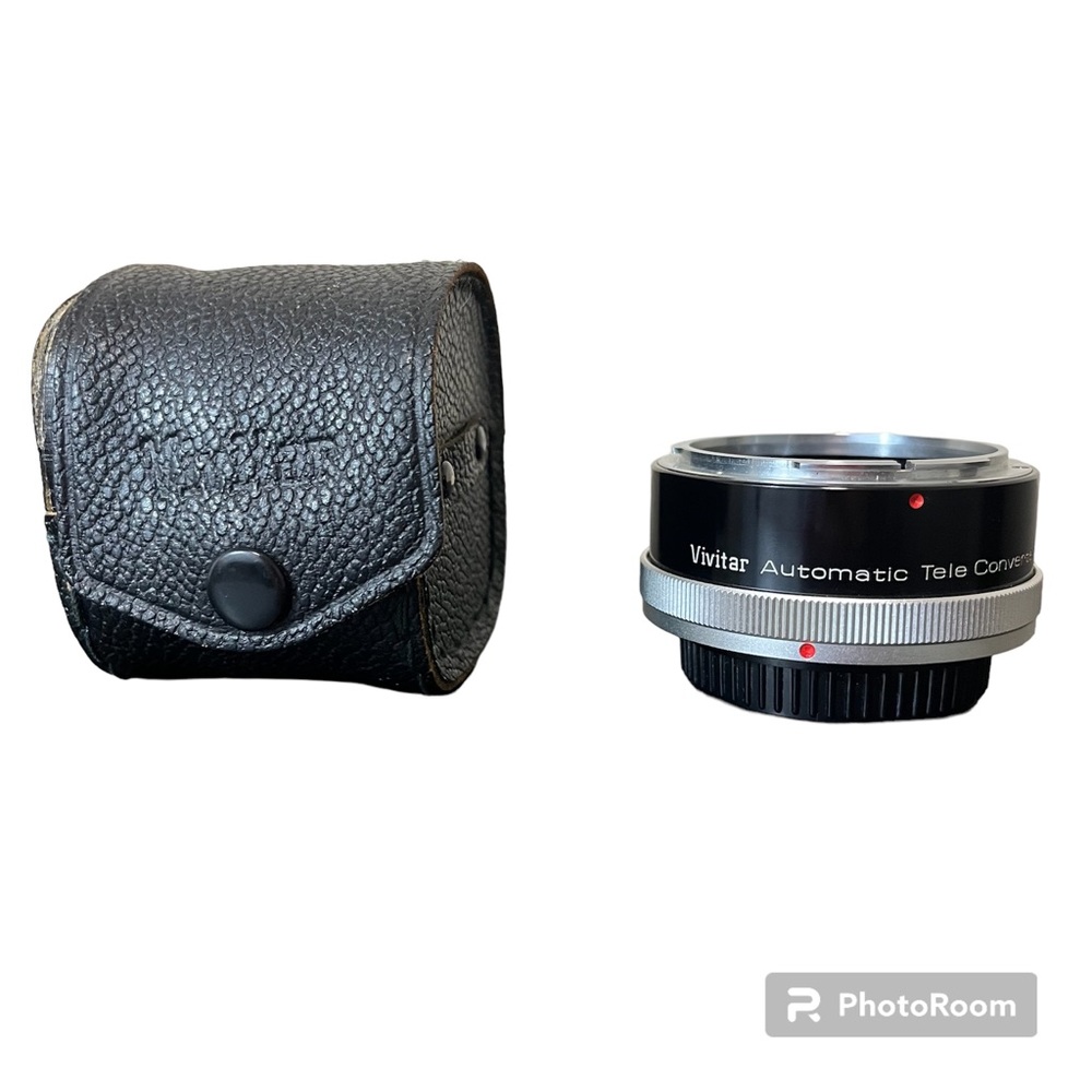 Vintage Vivitar 2X-4 Tele Converter Lens FL-FD for Canon